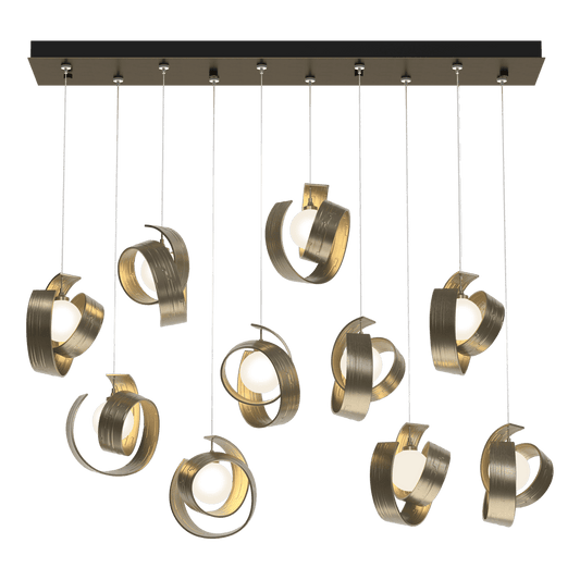 Riza 10-Light Pendant - Soft Gold by Hubbardton Forge