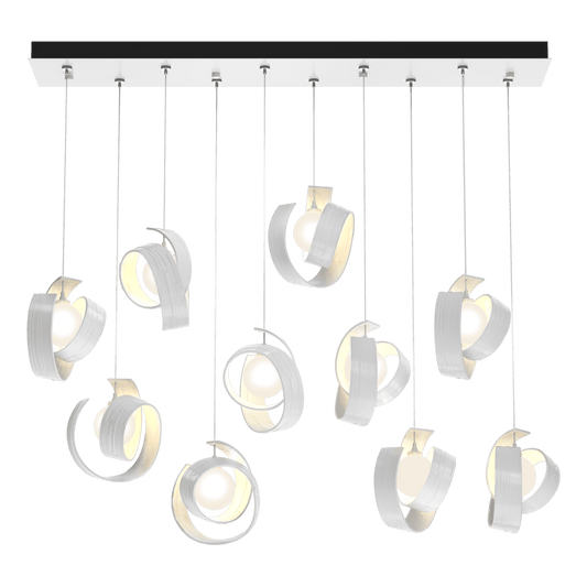 Riza 10-Light Pendant - White by Hubbardton Forge