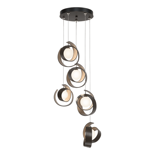 Riza 5-Light Pendant - Bronze by Hubbardton Forge