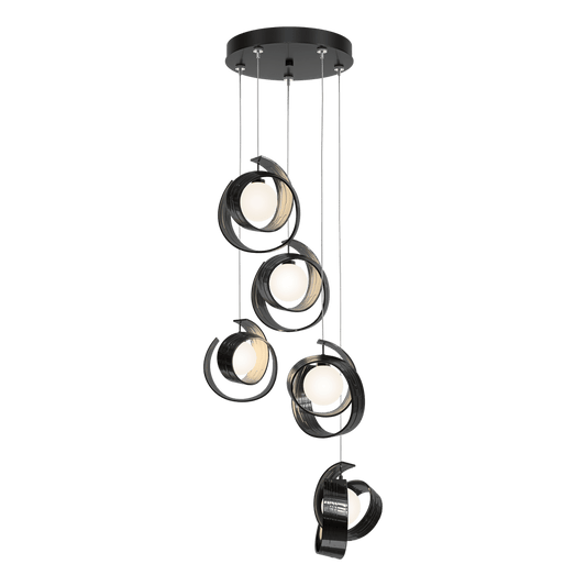 Riza 5-Light Pendant - Ink by Hubbardton Forge