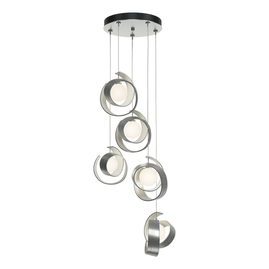 Riza 5-Light Pendant - Vintage Platinum by Hubbardton Forge