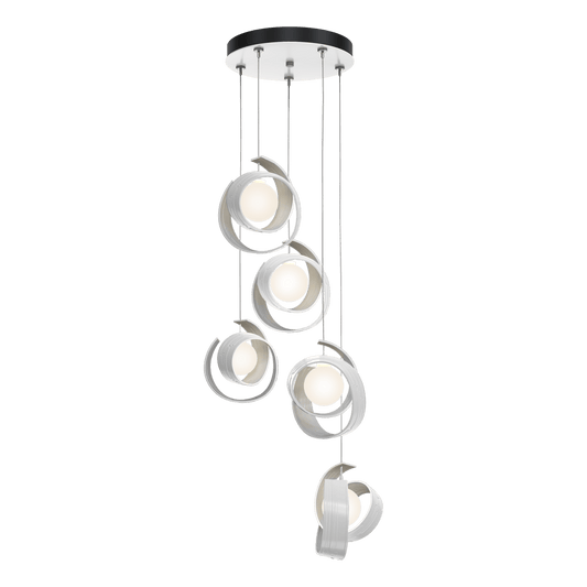 Riza 5-Light Pendant - White by Hubbardton Forge