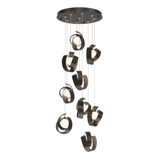 Riza 9-Light Pendant - Bronze by Hubbardton Forge