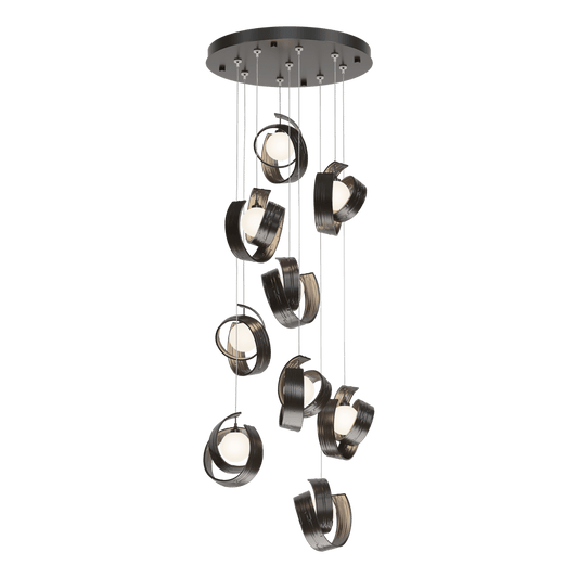 Riza 9-Light Pendant - Oil Rubbed Bronze by Hubbardton Forge