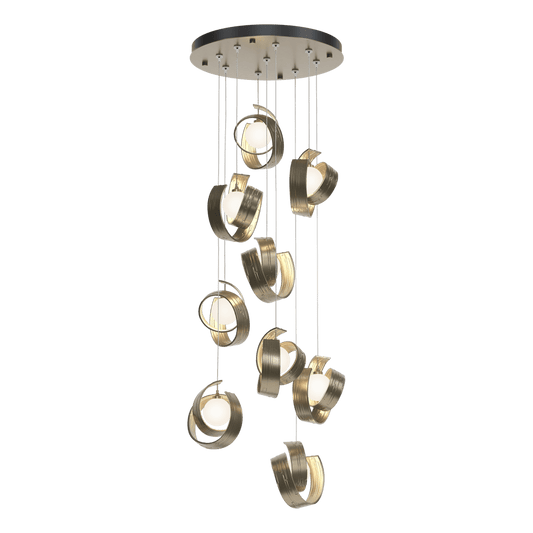 Riza 9-Light Pendant - Soft Gold by Hubbardton Forge