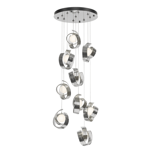 Riza 9-Light Pendant - Sterling by Hubbardton Forge