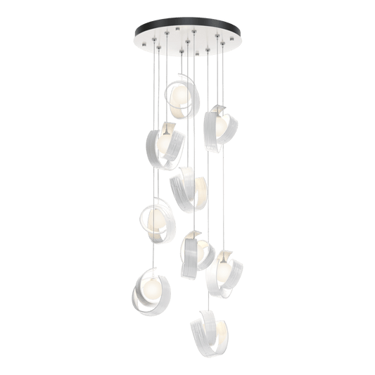 Riza 9-Light Pendant - White by Hubbardton Forge