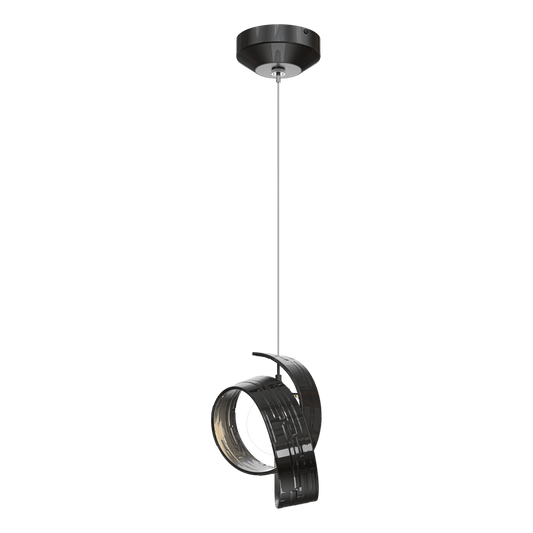Riza Low Voltage Mini Pendant - Ink by Hubbardton Forge