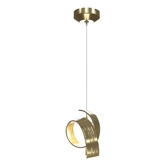Riza Low Voltage Mini Pendant - Modern Brass by Hubbardton Forge