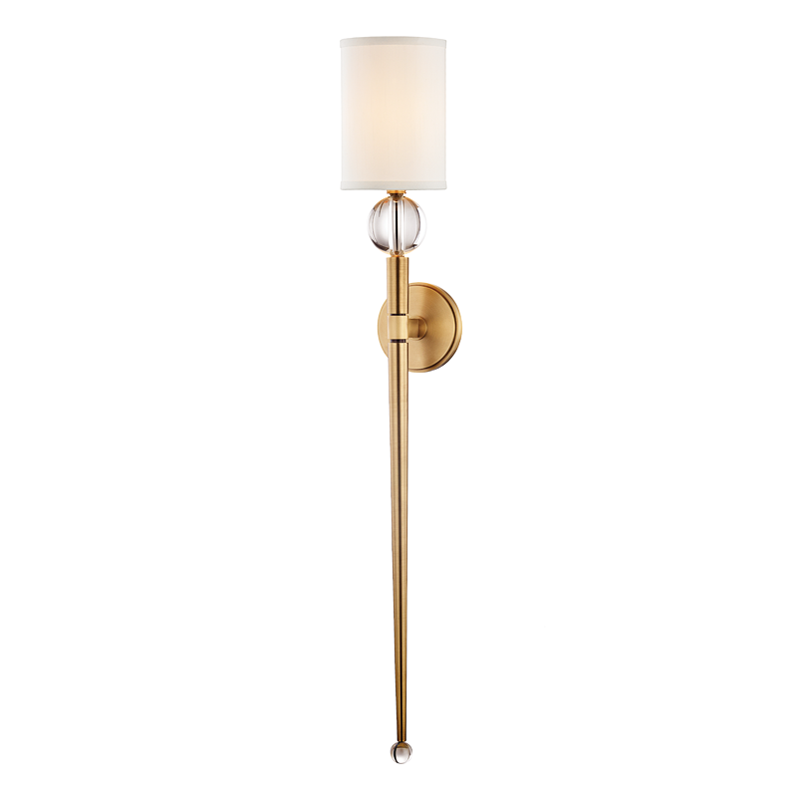 Rockland Wall Sconce - Aged Brass by Hudson Valley Lighting