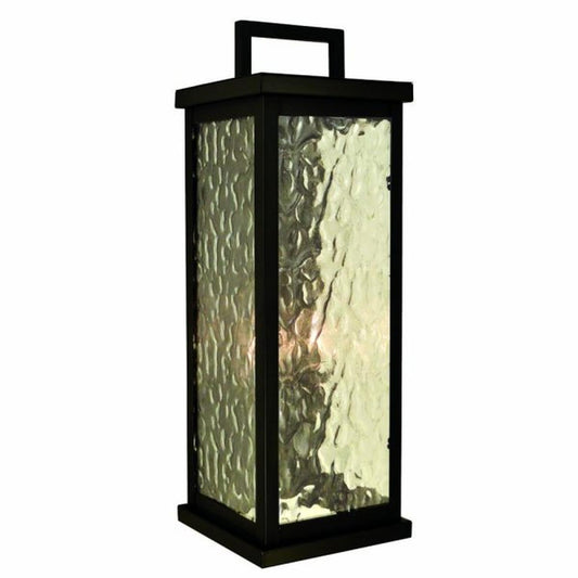 Rockport 24″ High Wall Mount - RPW-9DD-RC - Raw Copper by Arroyo Craftsman