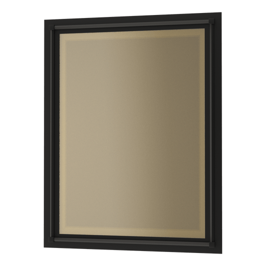 Rook Beveled Mirror - Black by Hubbardton Forge