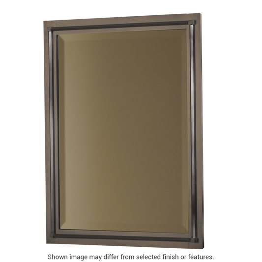 Rook Beveled Mirror - White by Hubbardton Forge