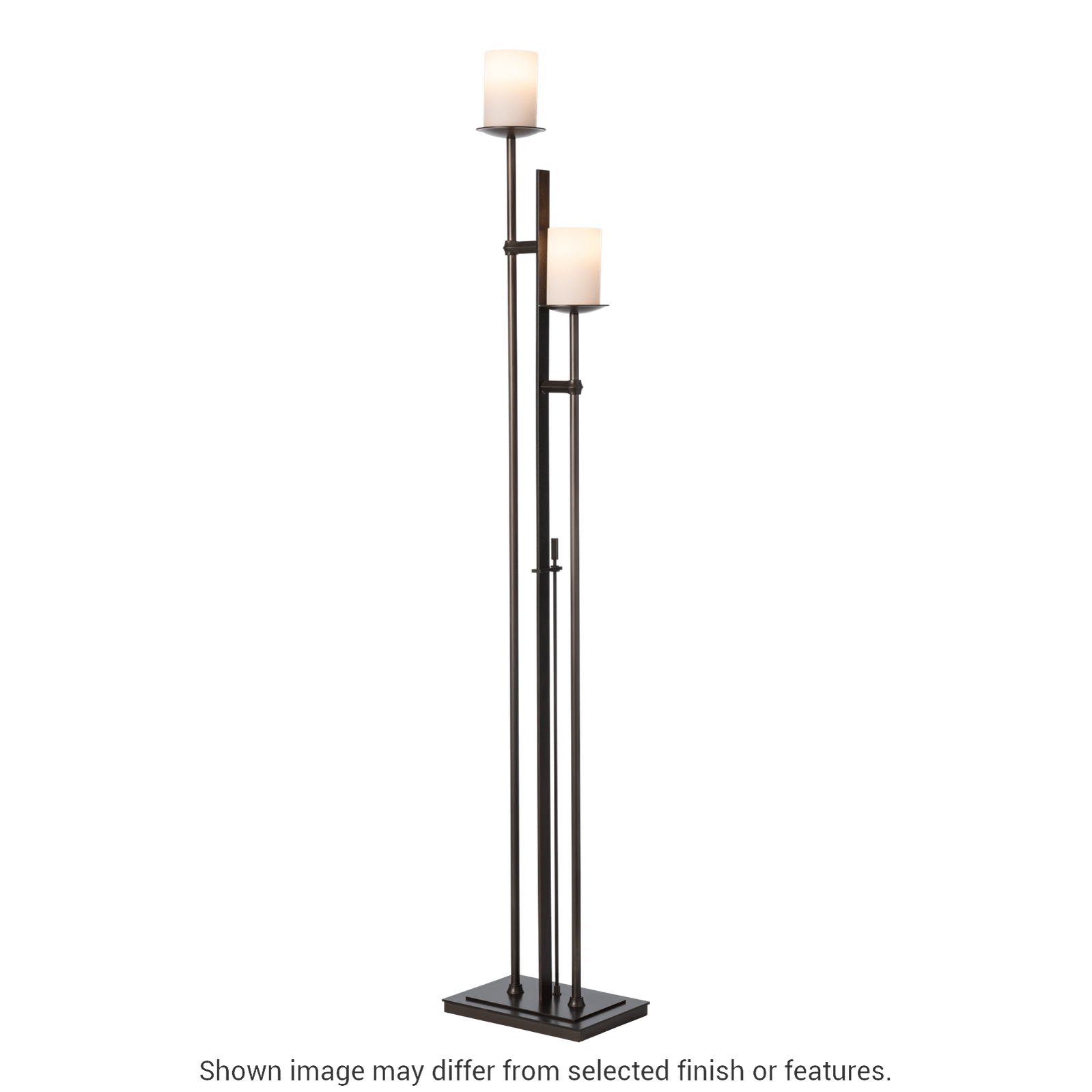 Rook Twin Floor Lamp - White by Hubbardton Forge