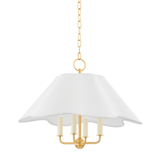 Rosanna Pendant - 4-Light - Aged Brass - Mitzi H749804-AGB