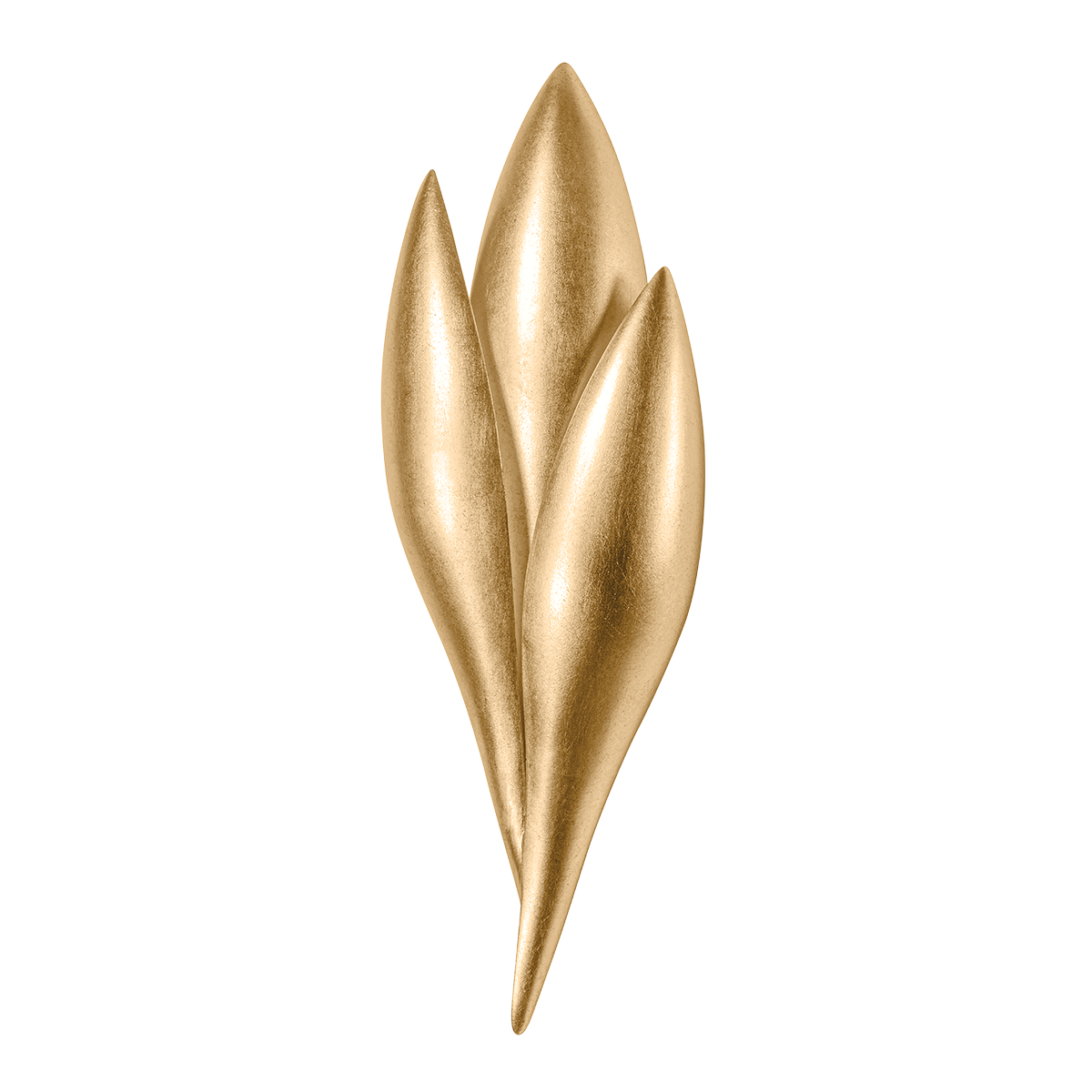 Rose Wall Sconce - 1-Light - Vintage Gold Leaf - Troy Lighting B1318-VGL