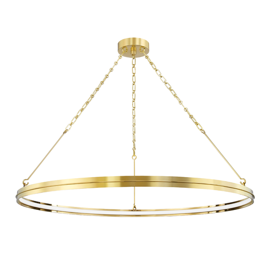 Rosendale Medium Chandelier - Aged Brass by Hudson Valley Lighting