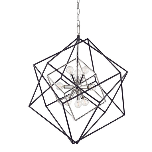 Roundout 9-Light Chandelier - Polished Nickel by Hudson Valley Lighting