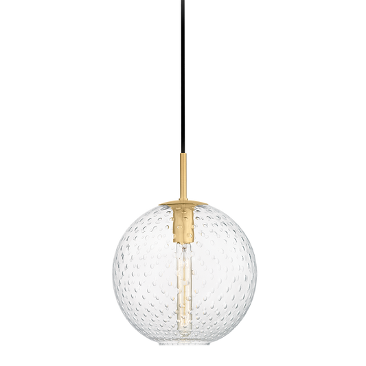 Rousseau Pendant - Aged Brass by Hudson Valley Lighting