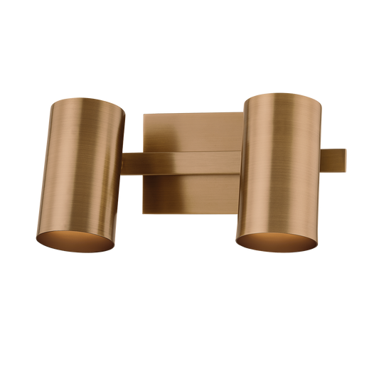 Rueben Vanity Light - 2-Light - Patina Brass - Troy Lighting B1906-PBR
