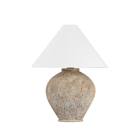 Rumbrook Table Lamp - Aged Brass/Ceramic Ancient Texture by Hudson Valley Lighting