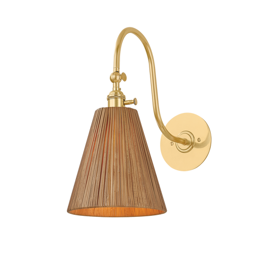 Ruthin Wall Sconce - Aged Brass by Hudson Valley Lighting