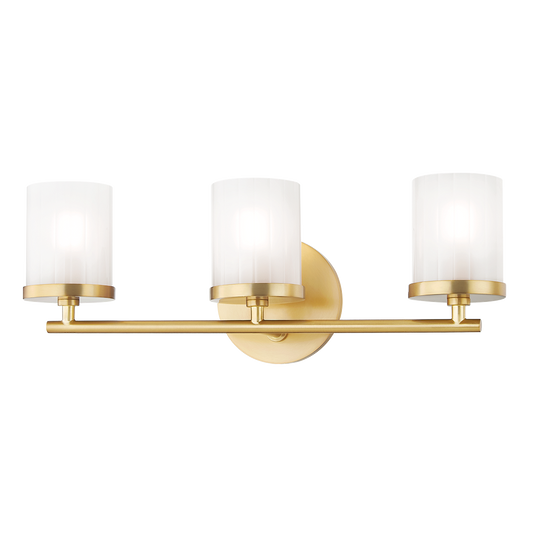 Ryan Vanity Light - 3-Light - Aged Brass - Mitzi H239303-AGB