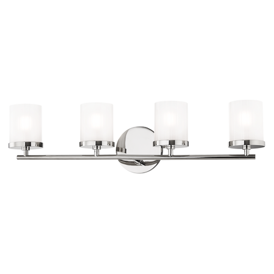 Ryan Vanity Light - 4-Light - Polished Nickel - Mitzi H239304-PN