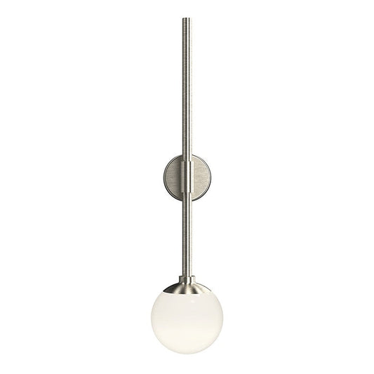 Sabon Single Sconce - Satin Nickel by SONNEMAN