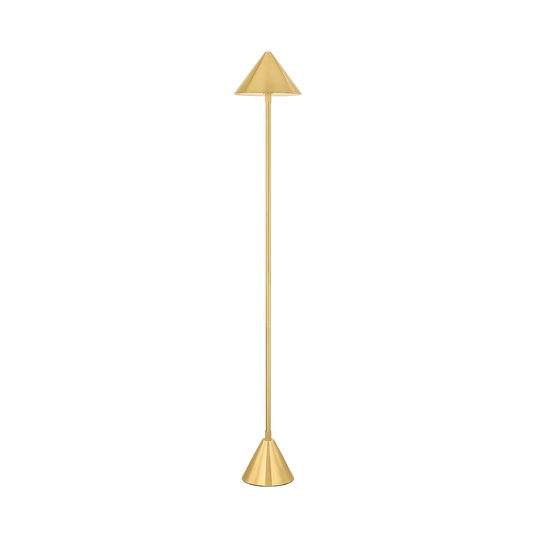 Salma Rechargeable Floor Lamp - Aged Brass by Hudson Valley Lighting