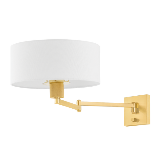 Sammy Wall Sconce - Aged Brass by Hudson Valley Lighting
