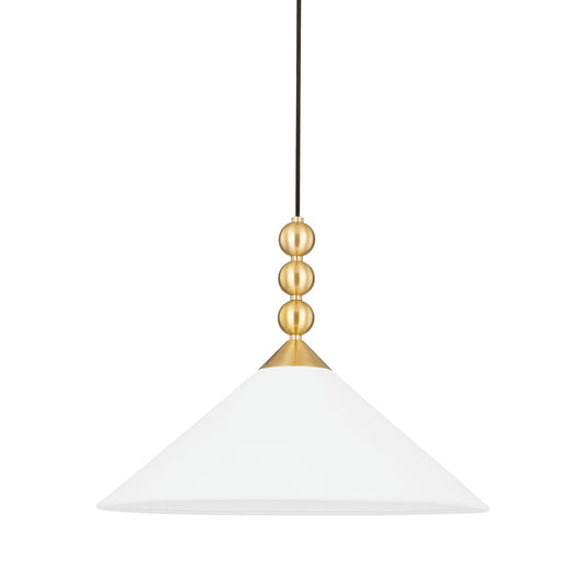 Sang Pendant - Aged Brass by Mitzi