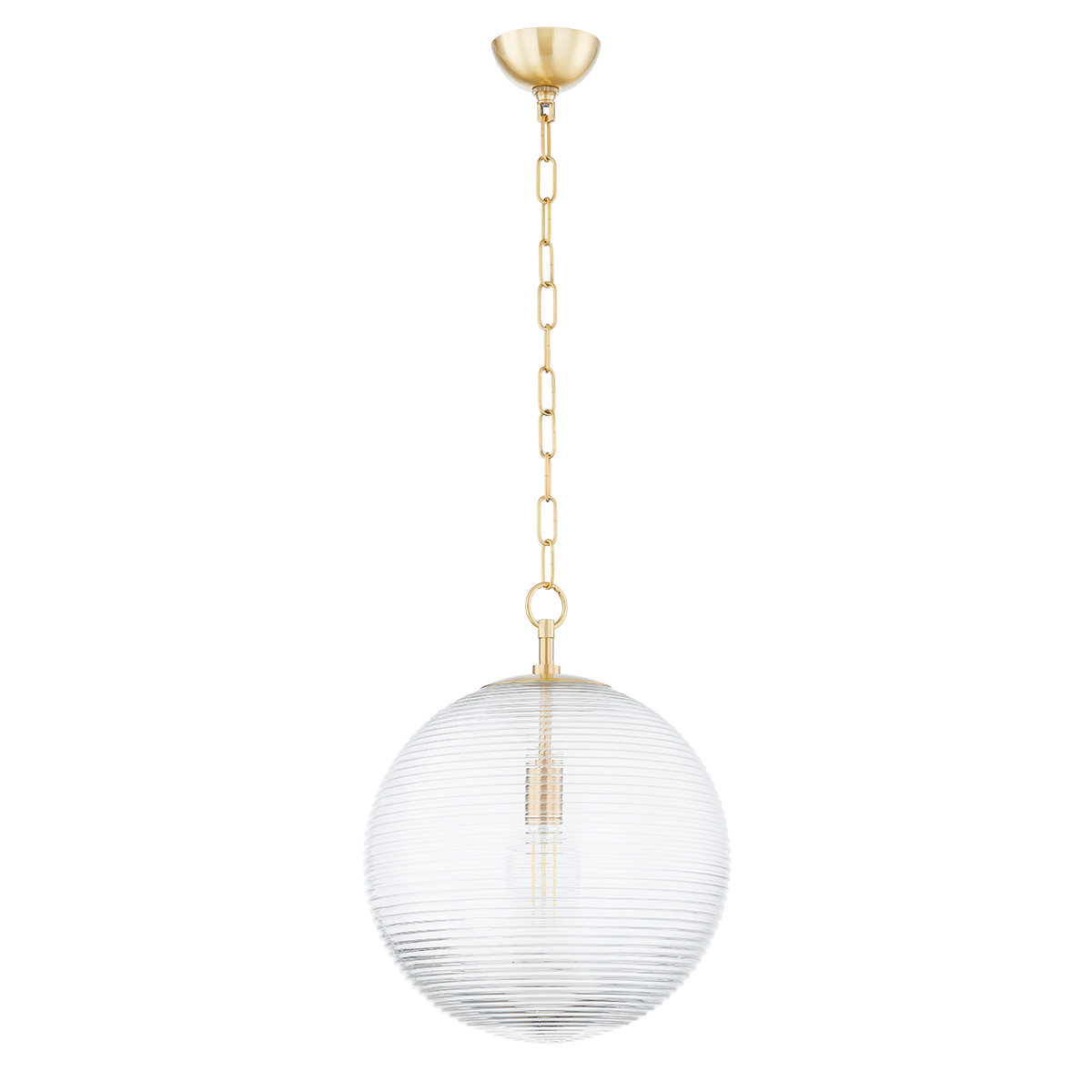 Sara Large Pendant - 1-Light - Aged Brass - Mitzi H815701L-AGB