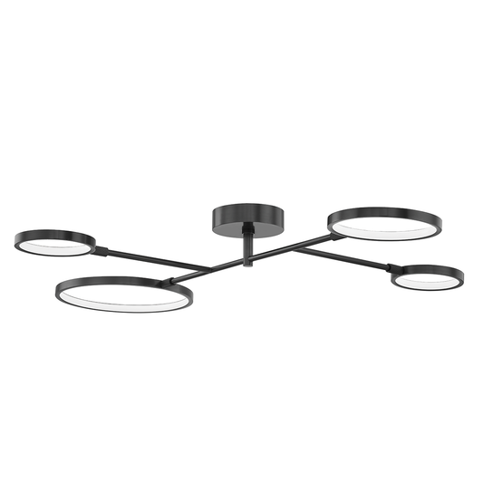 Saturn Semi Flush - Old Bronze by Hudson Valley Lighting