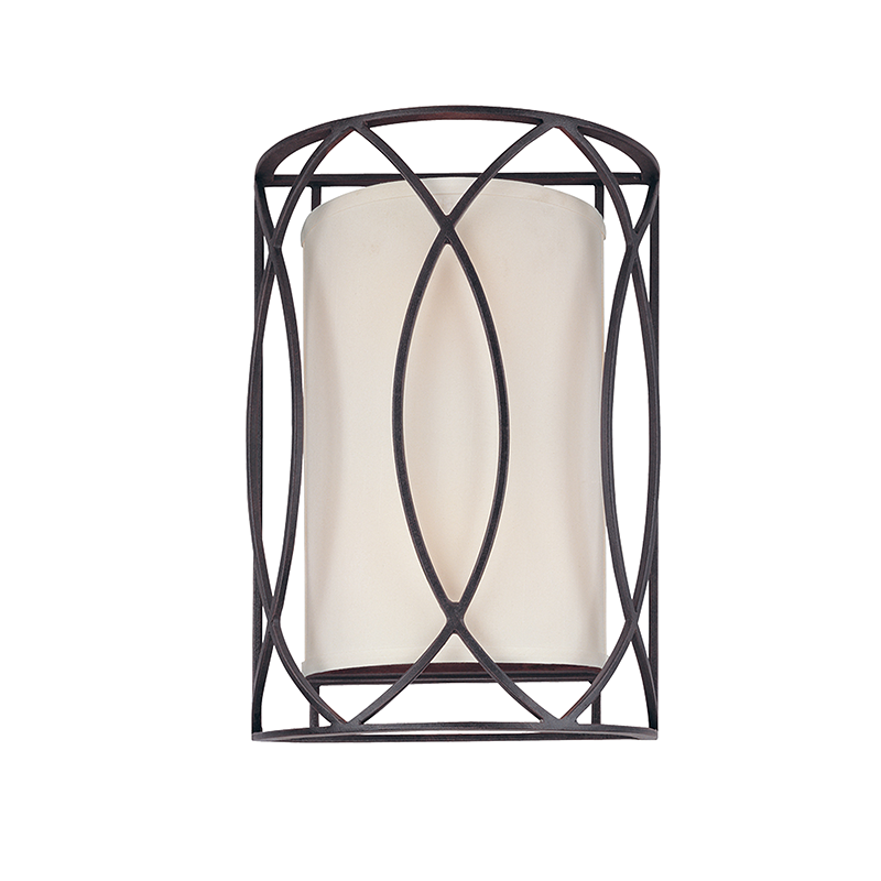 Sausalito Wall Sconce - 2-Light - Textured Iron - Troy Lighting B1289-TRN