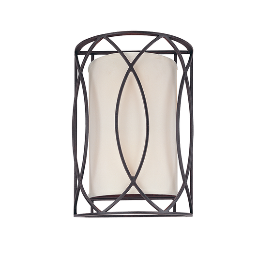 Sausalito Wall Sconce - 2-Light - Textured Iron - Troy Lighting B1289-TRN