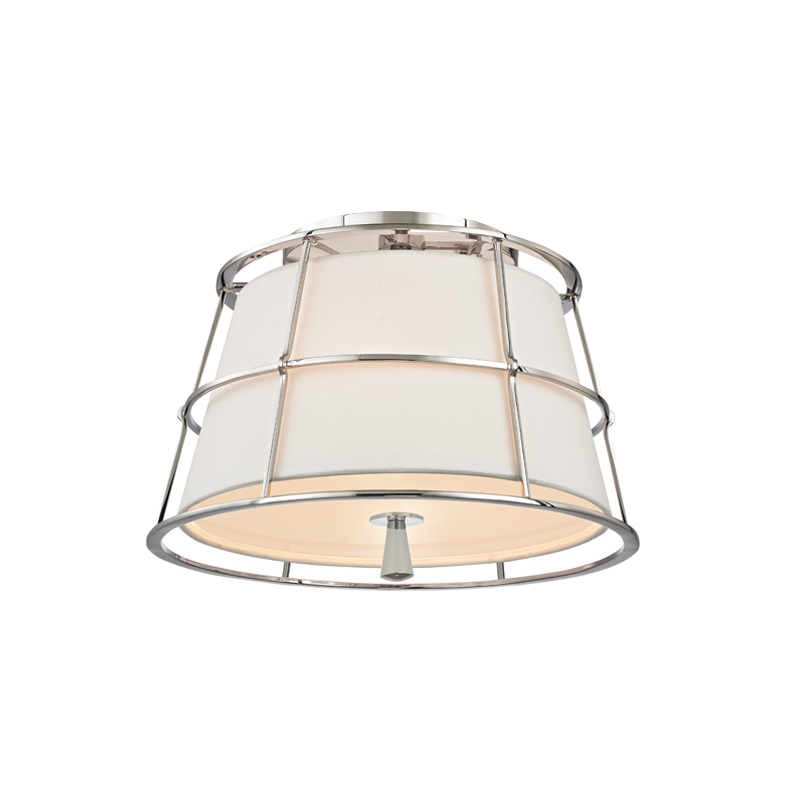 Savona Semi Flush - Polished Nickel by Hudson Valley Lighting