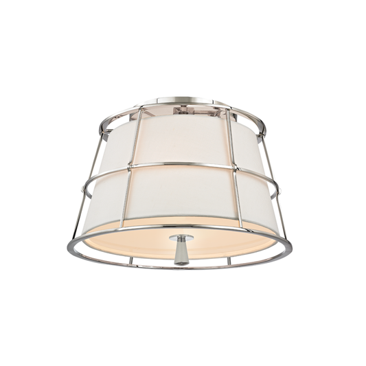 Savona Semi Flush - Polished Nickel by Hudson Valley Lighting