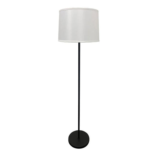 Sawyer Floor Lamp - S500-BLKSN - Black/Satin Nickel by House of Troy