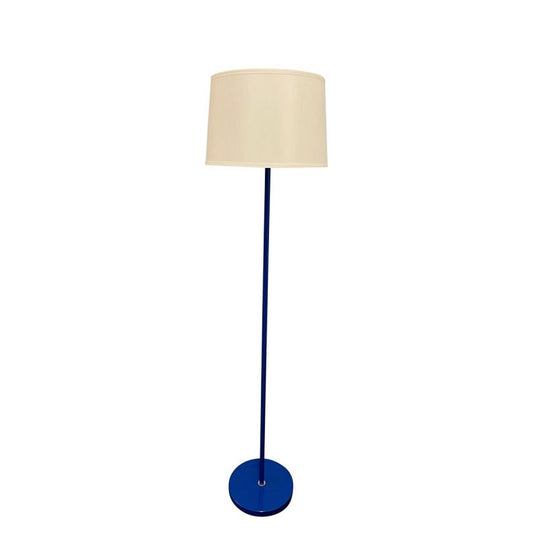 Sawyer Floor Lamp - S500-COSN - Colbalt/Satin Nickel by House of Troy