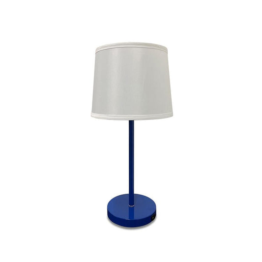 Sawyer Table Lamp - S550-COSN - Colbalt/Satin Nickel by House of Troy