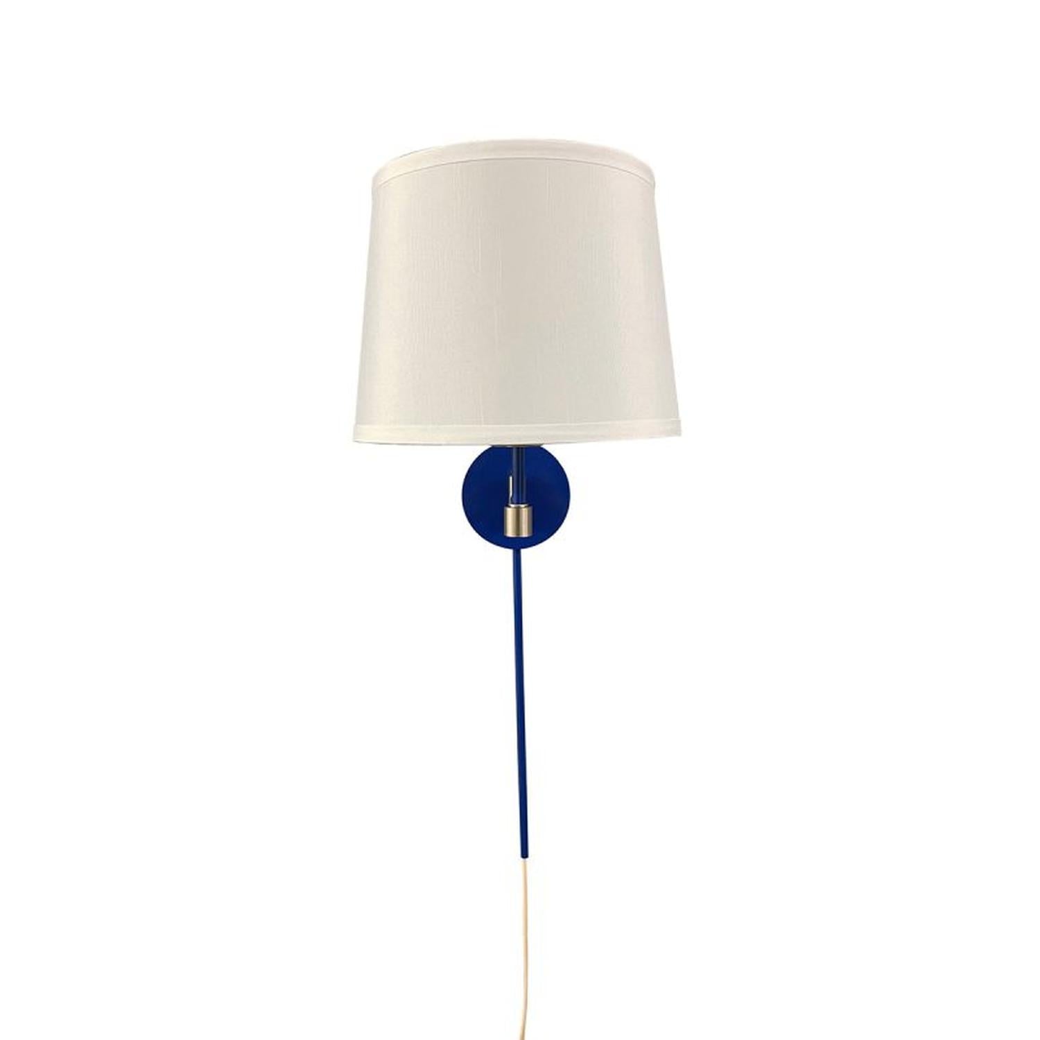 Sawyer Wall Swing Lamp - S575-COSN - Colbalt/Satin Nickel by House of Troy