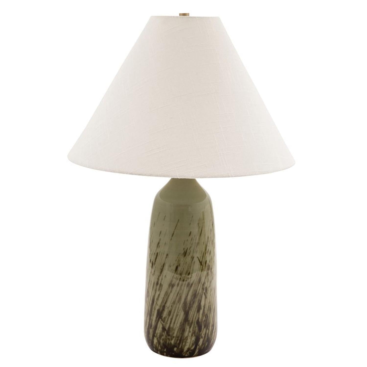 Scatchard Stoneware Table Lamp - GS100-DCG - Decorated Celadon by House of Troy