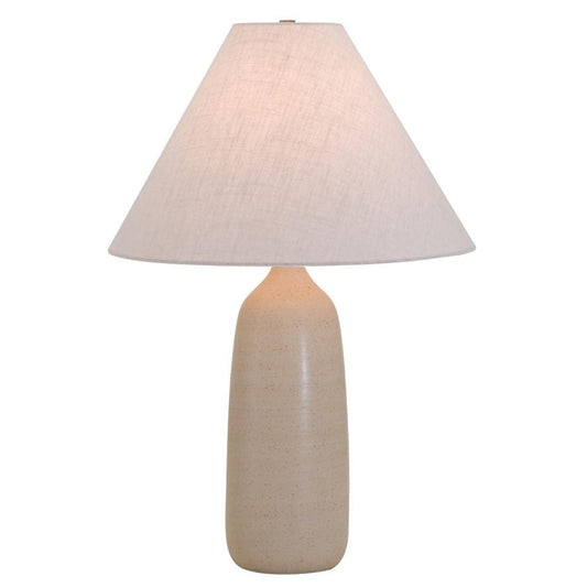 Scatchard Stoneware Table Lamp - GS100-OT - Oatmeal by House of Troy