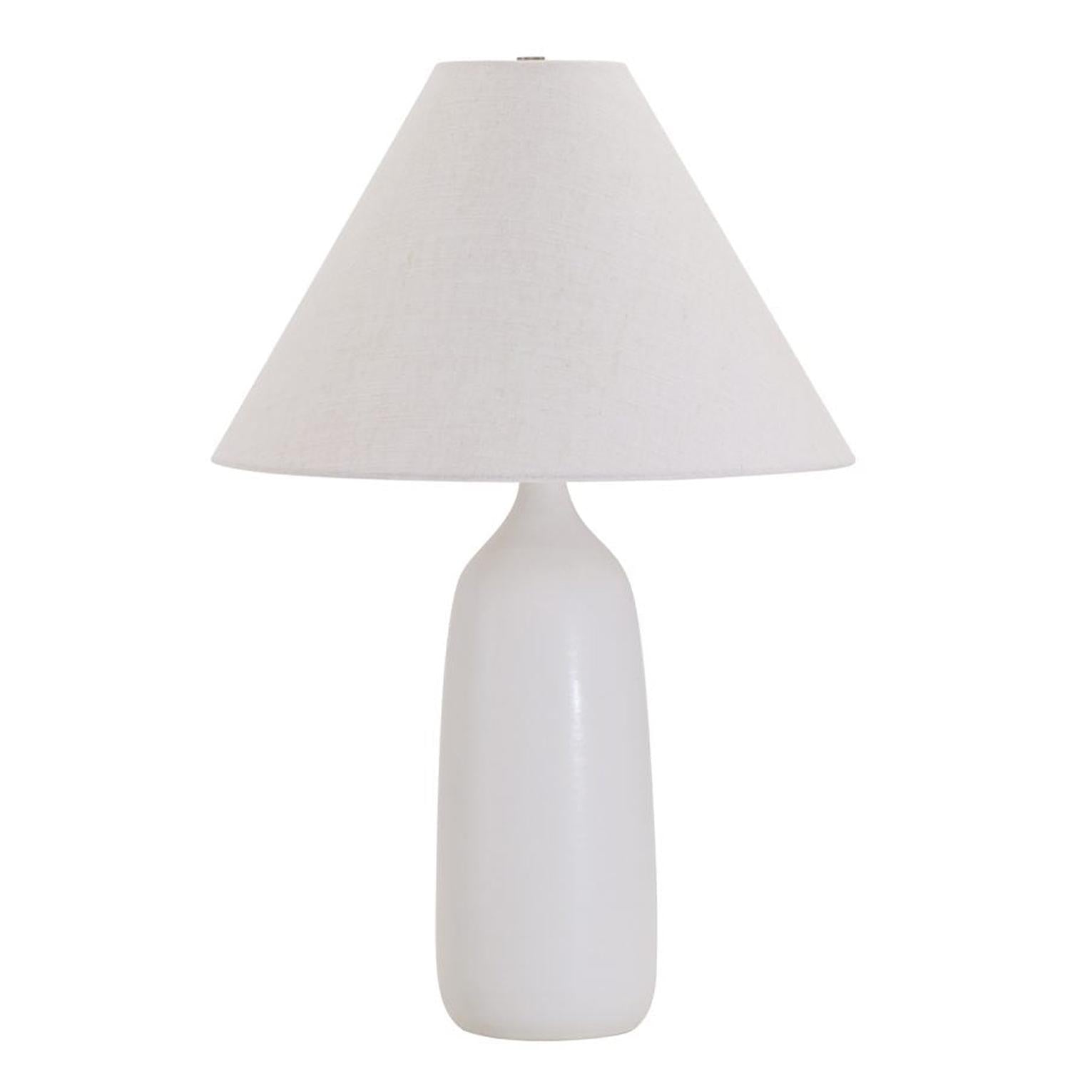 Scatchard Stoneware Table Lamp - GS100-WM - White Matte by House of Troy