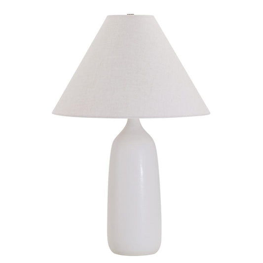 Scatchard Stoneware Table Lamp - GS100-WM - White Matte by House of Troy