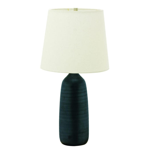 Scatchard Stoneware Table Lamp - GS101-BM - Black Matte by House of Troy