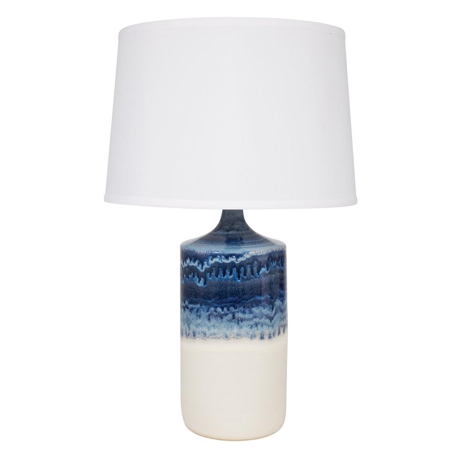 Scatchard Stoneware Table Lamp - GS110-DWM - Decorated White Matte by House of Troy