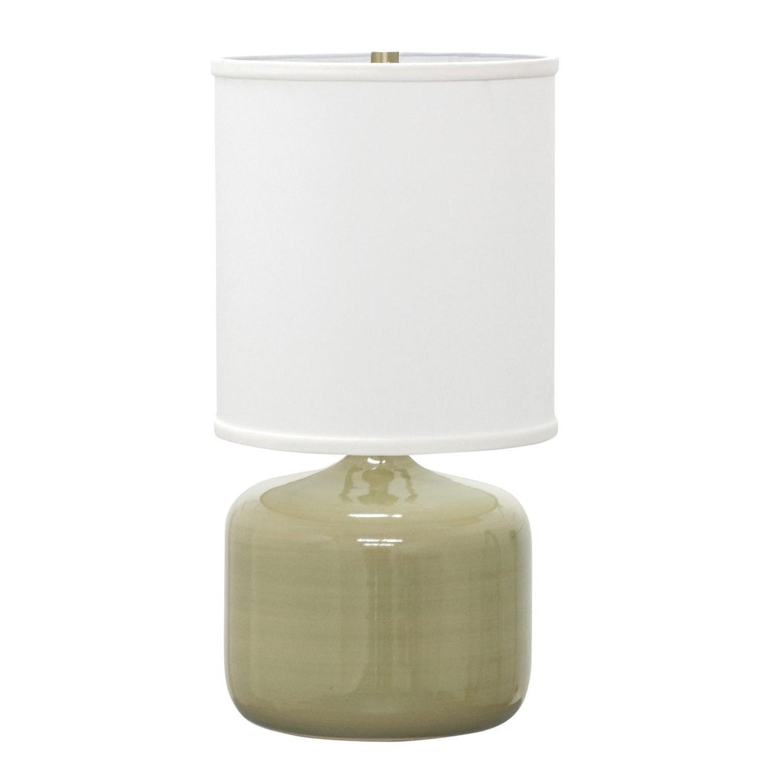 Scatchard Stoneware Table Lamp - GS120-CG - Celadon by House of Troy