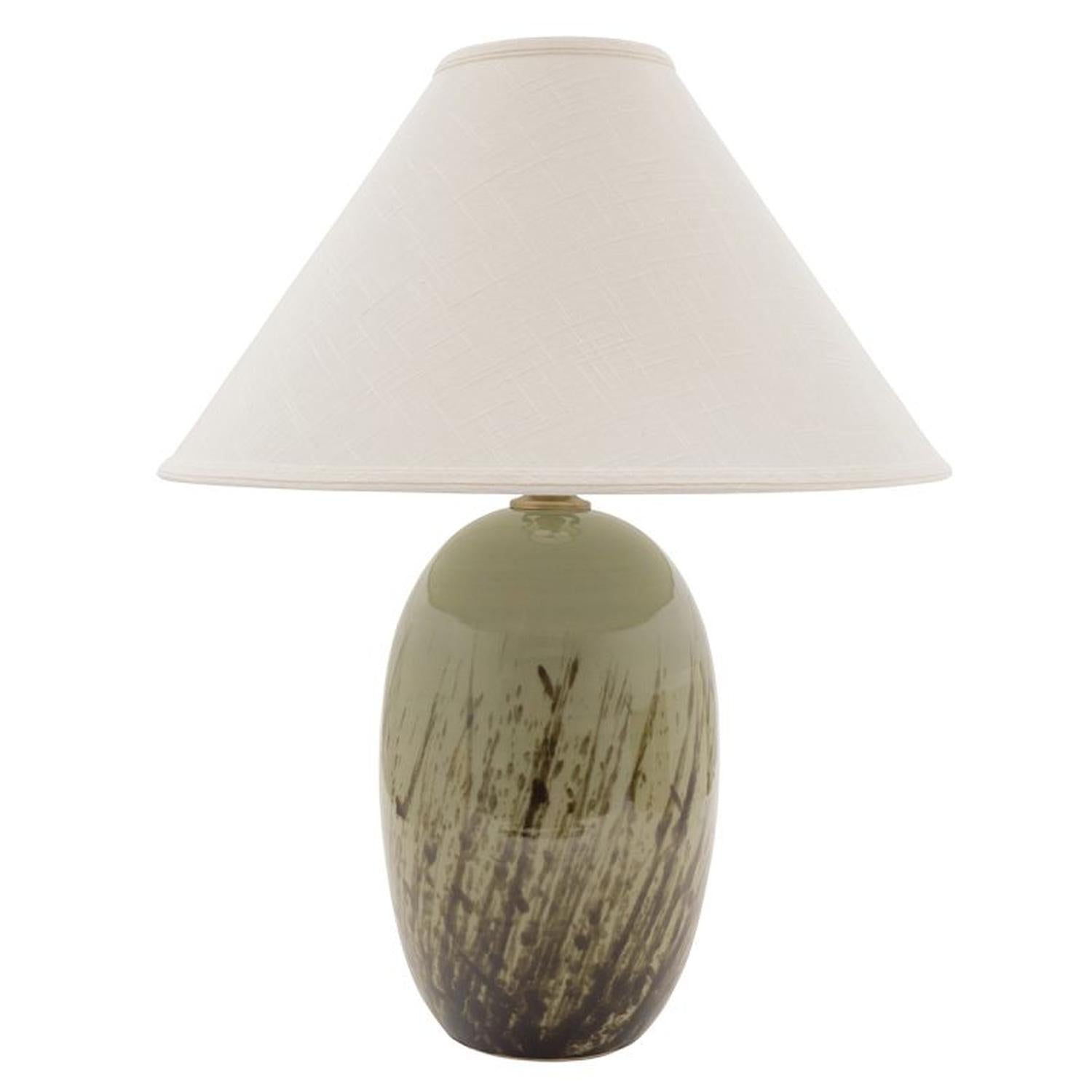 Scatchard Stoneware Table Lamp - GS150-DCG - Decorated Celadon by House of Troy